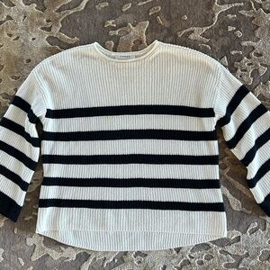 Frame Denim Cream Knit Sweater